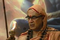 Vyasa Pujana - Guru Purnima, 10th July 2025. Pictures Courtesy Shriyuts Dinesh Karkal and Abhinav Kalla